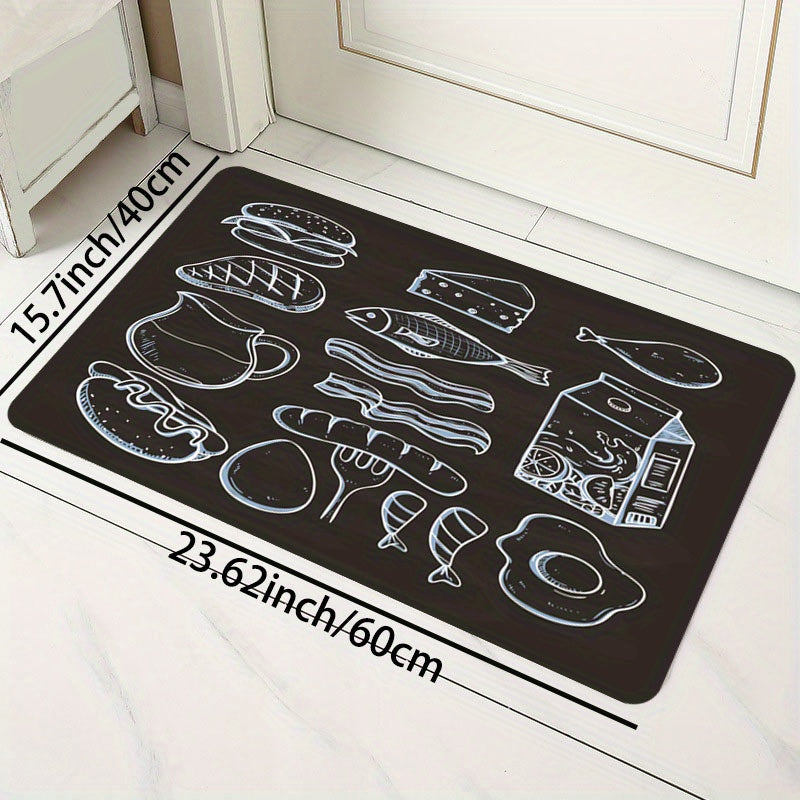 Soft Kitchen Rug Anti Fatigue Cushioned Waterproof Mat Non Slip