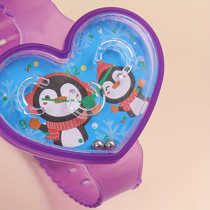 Set of 20 Cartoon Heart and Butterfly Maze Watches in Various Colors