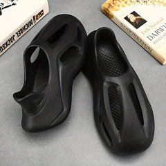 Men's Breathable Slip On Foam Runners Casual Walking Clog Shoes