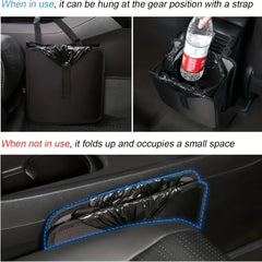 Foldable Car Trash Bag Hanging Waterproof Leak proof Storage Bag