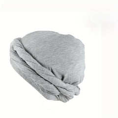 Men's Bandana Hat Braid Scarf Hat Wrap Head Hat Soft Satin Inner Hat