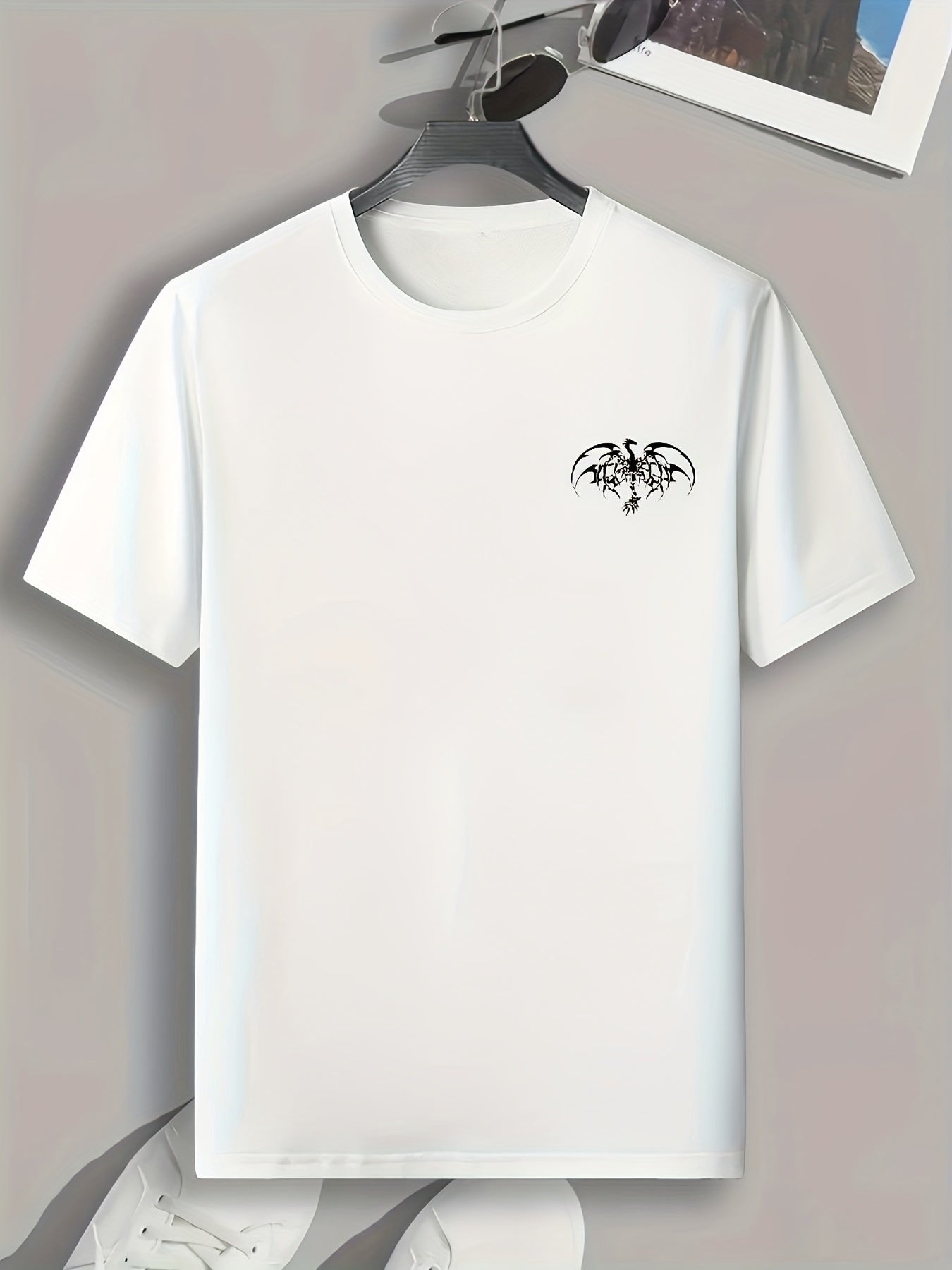 Bird Print Men's Graphic T shirt for Summer