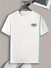 Bird Print Men's Graphic T shirt for Summer