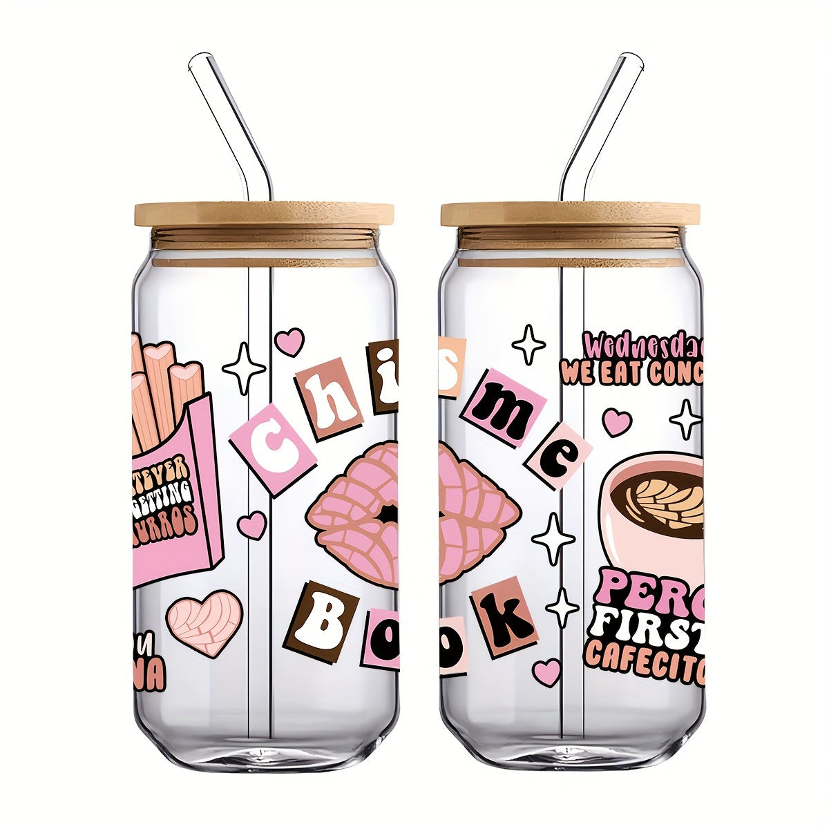 UV DTF Transfer Sticker 1 Sheet for DIY Waterproof Decal on 16OZ Tumbler