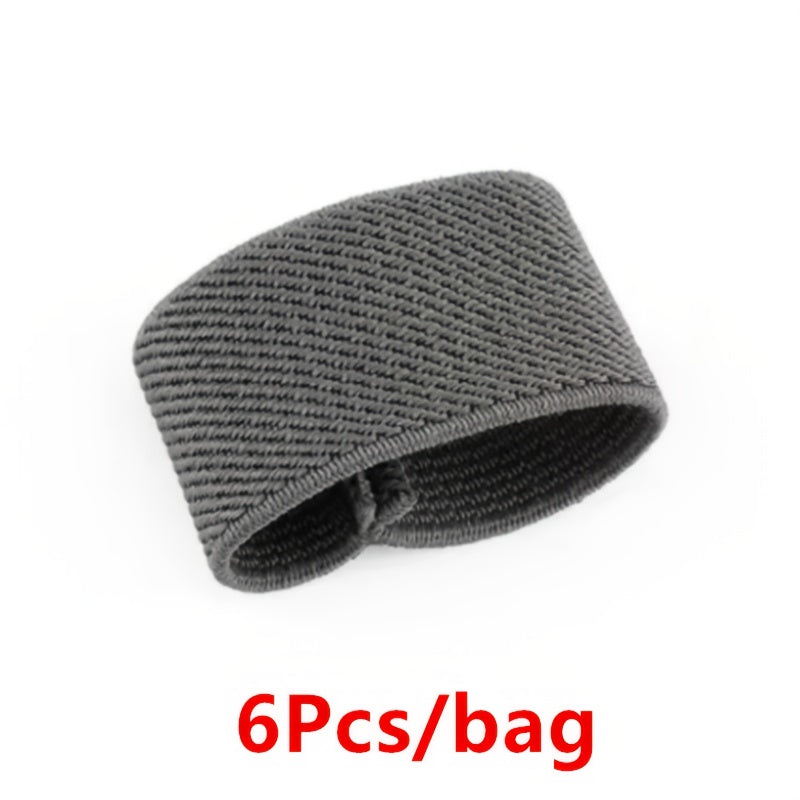 6x Elastic Belt Keepers Strap Organizer for Wide Belts Backpack Holder