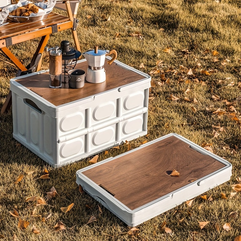 Foldable Car Trunk Storage Box for Outdoor Camping Picnics