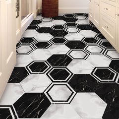 7pcs Marble Hexagon Tile Stickers - Waterproof & Non Slip