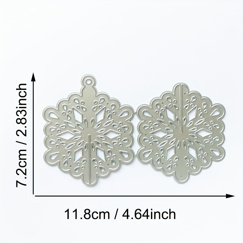 1pc Christmas Angel Snowflake Metal Cutting Dies Scrapbooking Paper Craft