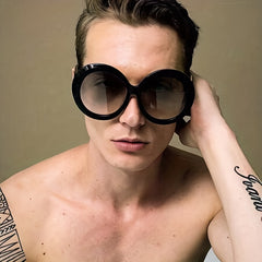 Oversized Round Sunglasses UV400
