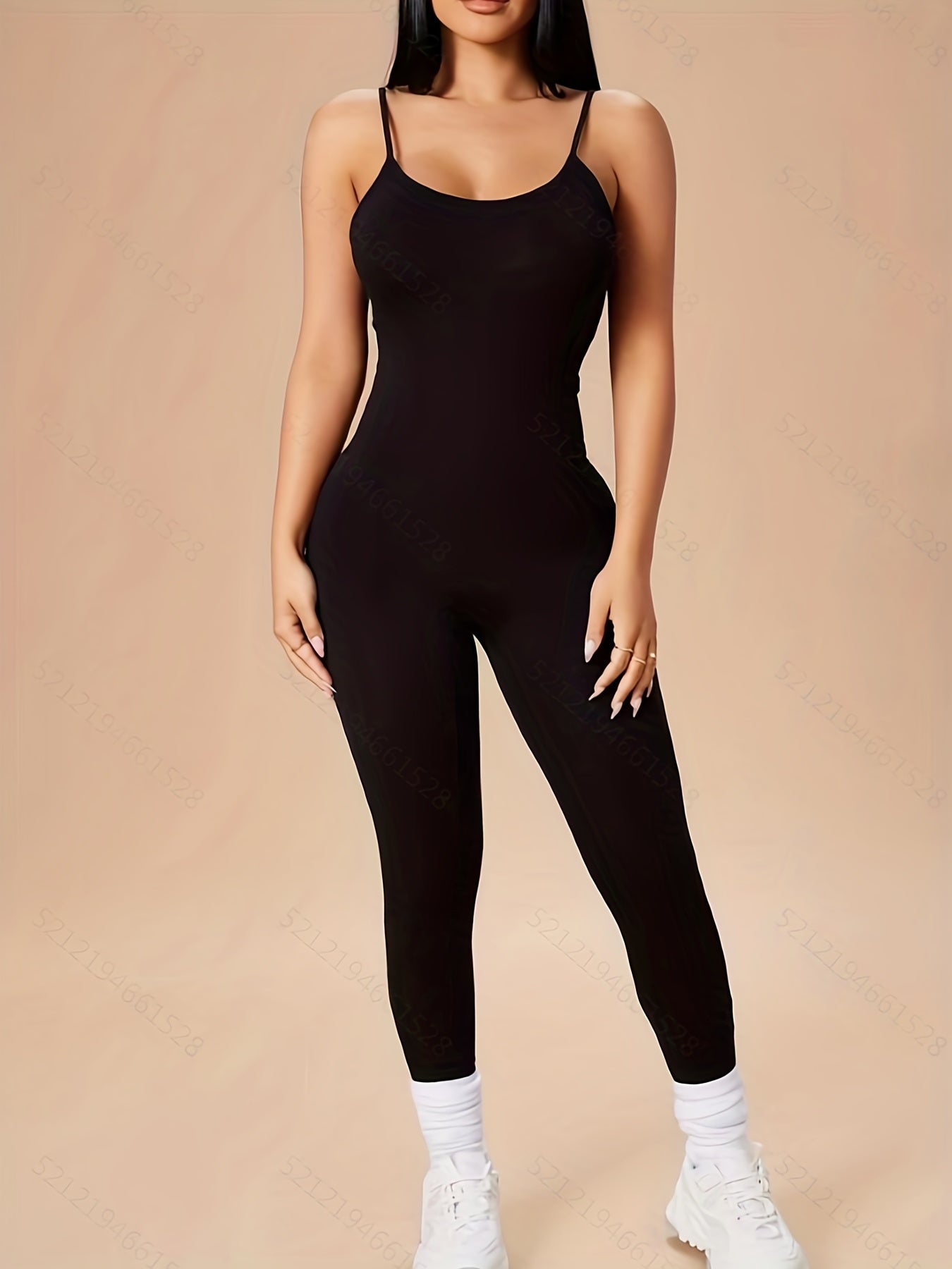 Skinny Cami Jumpsuit Summer Casual Women's Clothing