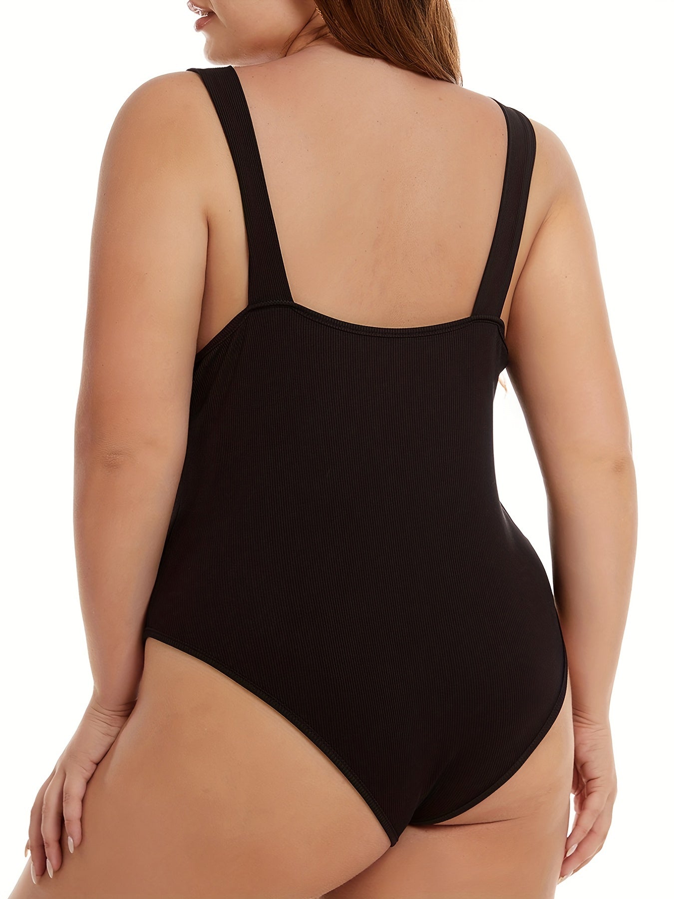 Solid Round Neck Tank Bodysuit