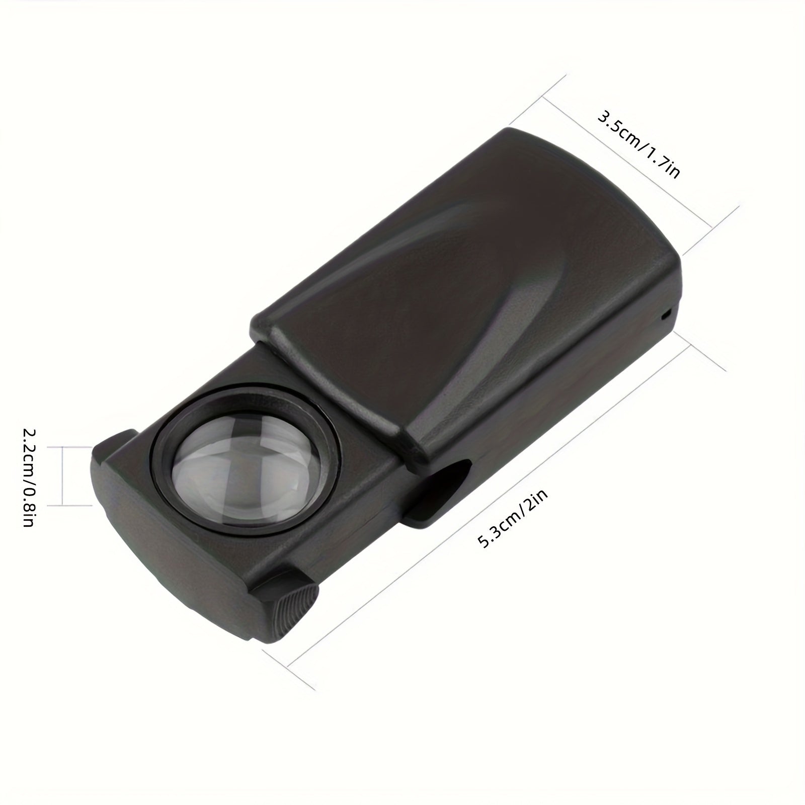 Lighted 30X 21mm Eye Magnifier Loupe With LED Light