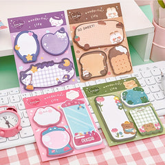 Cartoon Sticky Notes Creative Message Hand Account Memo Paper 1pc