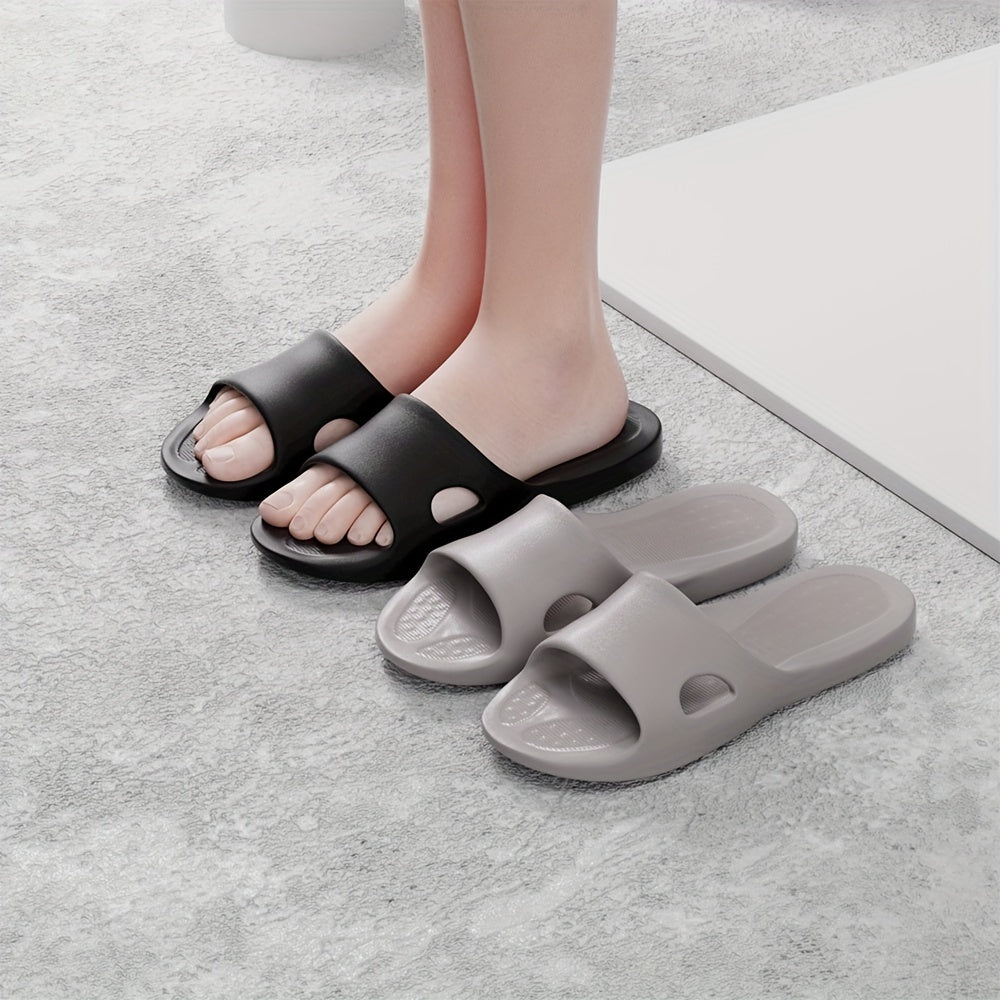 Men's Lightweight Non Slip Open Toe Quick Drying Slides