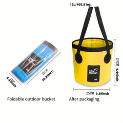 Collapsible Portable Lifting Bucket for Outdoor Fishing Camping Hiking Travel