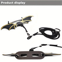 Adjustable Lizard Harness Leash for Reptiles Bearded Dragon Wings Halloween