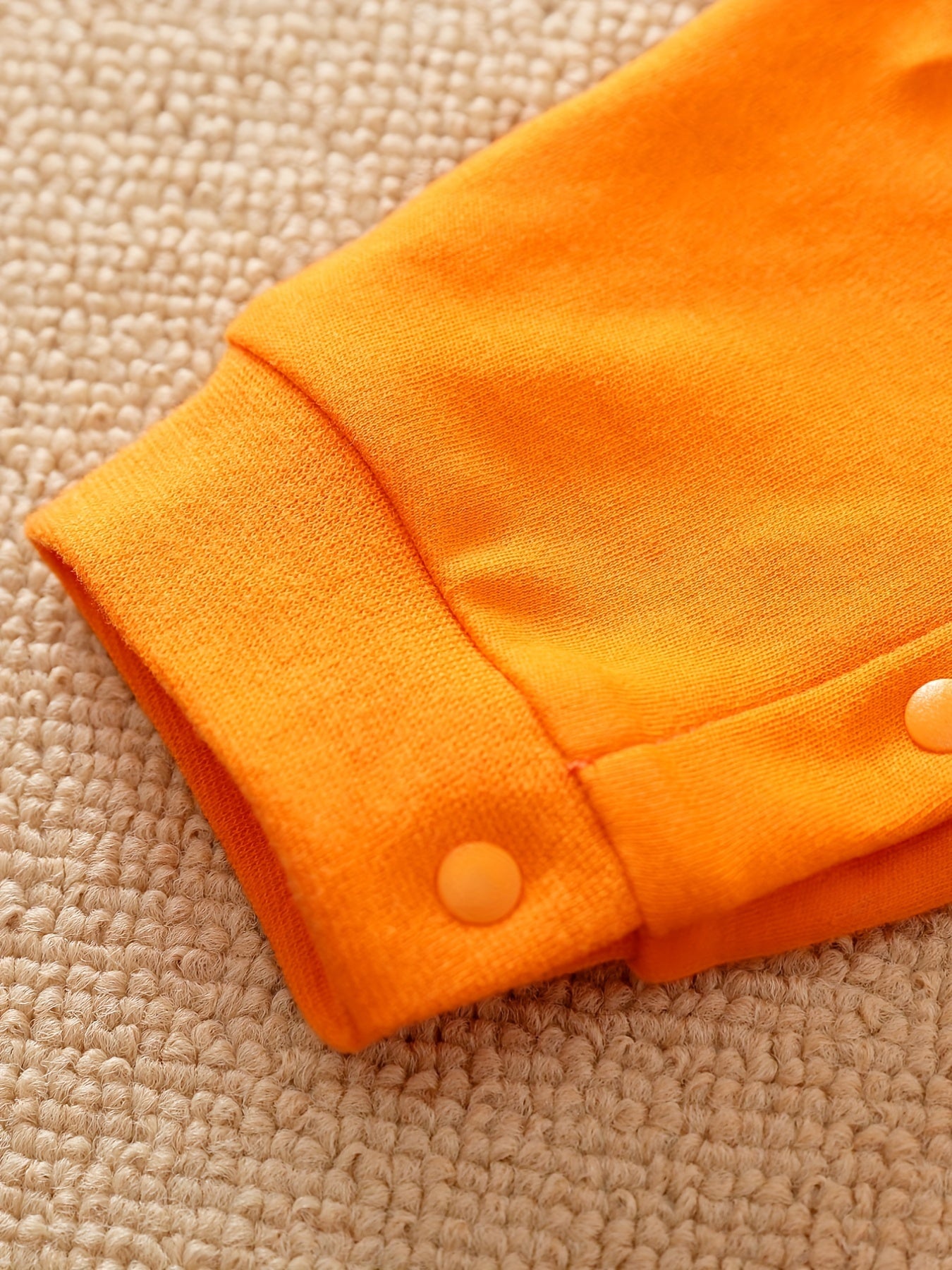 Fox Embroidered Baby Hooded Cotton Jumpsuit Unisex Bodysuit