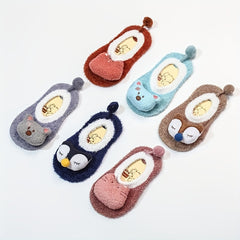 Baby Girls Cartoon Animal Plush Ankle Socks