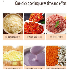 Portable Mini Meat Grinder USB Chargeable Garlic Chopper