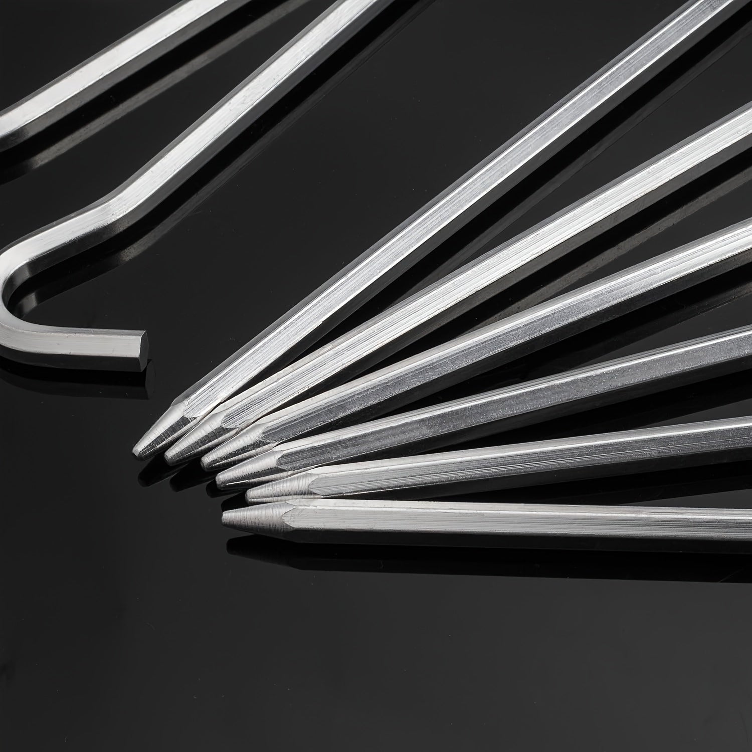 10pcs Tent Nails 7 Inch Garden Camping Awnings Nails