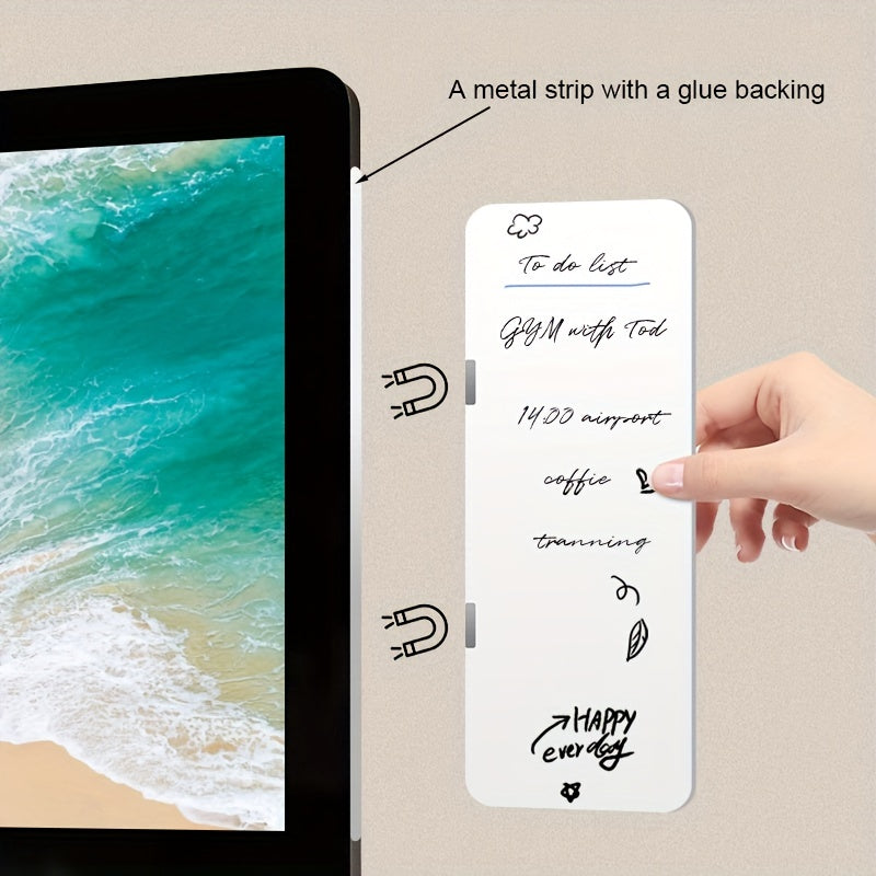 Erasable Magnetic Monitor Memo Board Dry Erase Whiteboard