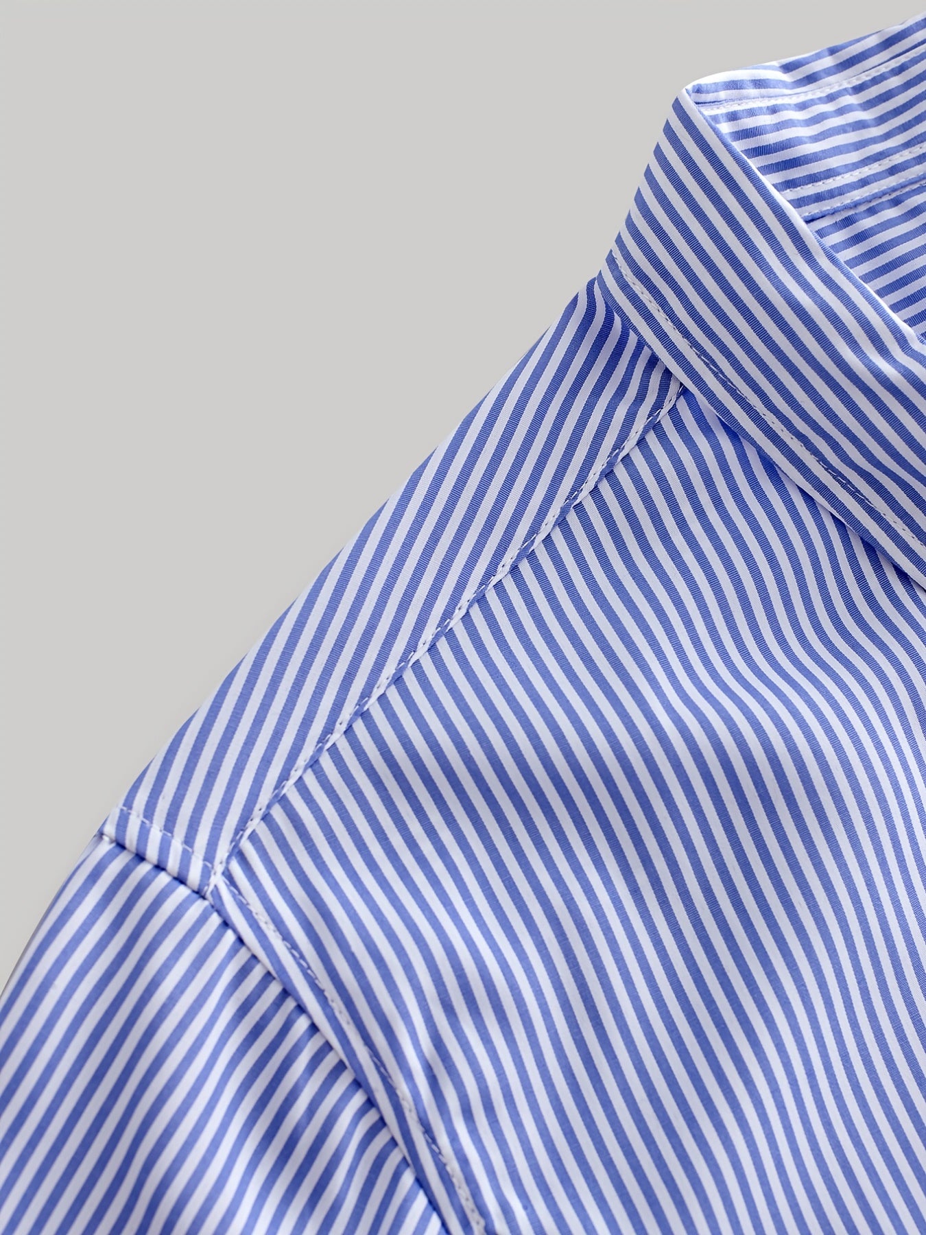 Men's Striped Short Sleeve Shirt