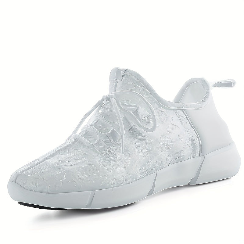 Men's Luminous Shoes Light Up Trainers LED Glowing Sneaker
