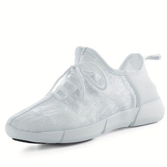 Men's Luminous Shoes Light Up Trainers LED Glowing Sneaker