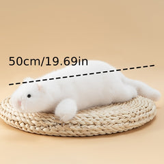 Plush Squirrel Toy Soft Faux Fur Fun Kids Gift Grey Brown