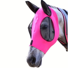 Breathable Horse Fly Mask with Anti Mosquito Cover