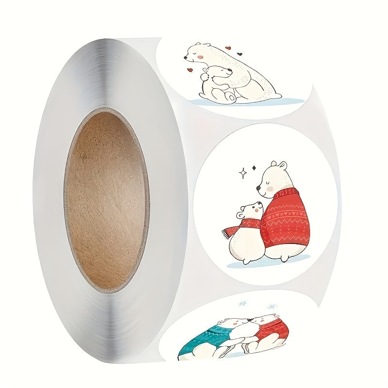 500pcs Cartoon Animal Stickers Box Seal Sticker
