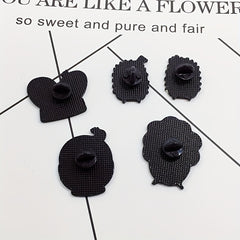 Green Plant Prickly Pear Pattern Brooch Funny Bag Accessories Girls Hat Jewelry