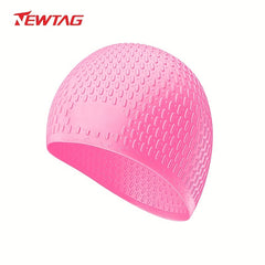 NewTAG Silicone Ear Protection Swimming Cap