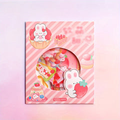 45pcs Cartoon Dessert Stickers - Waterproof and Adorable for Decorating