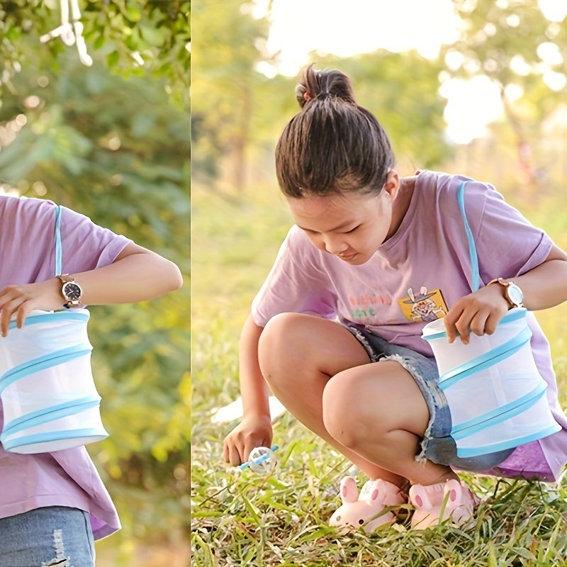 Outdoor Adventure Portable Butterfly Cage Mesh Folding Insect Cage