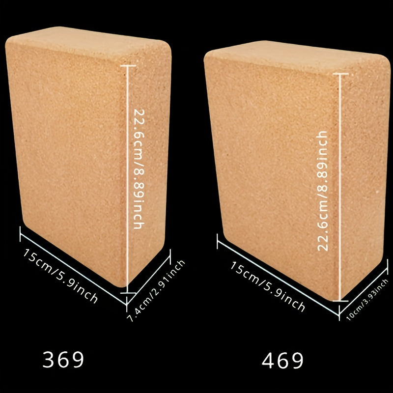 Cork Yoga Brick High Density for Home Gym