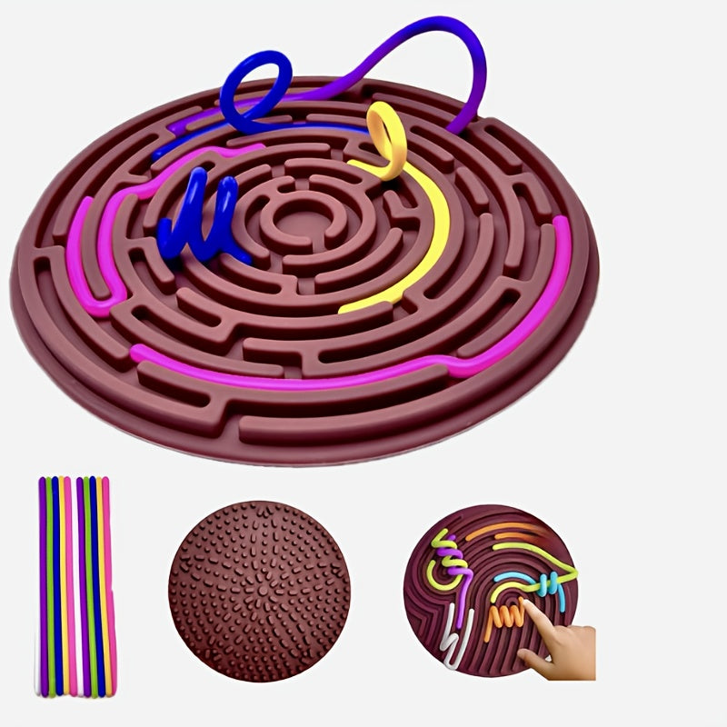 Colorful Silicone Sensory Decompression Board Toy