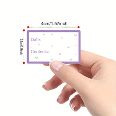 200pcs Safe Date Food Catalog Kitchen Stickers