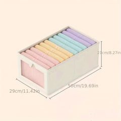 Legging Storage Box Large Capacity Fabric Basket Household Wardrobe Organizer