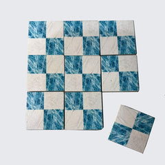 18pcs Wooden Flooring Tiles Simulation Wood Plank for Dollhouse Decor