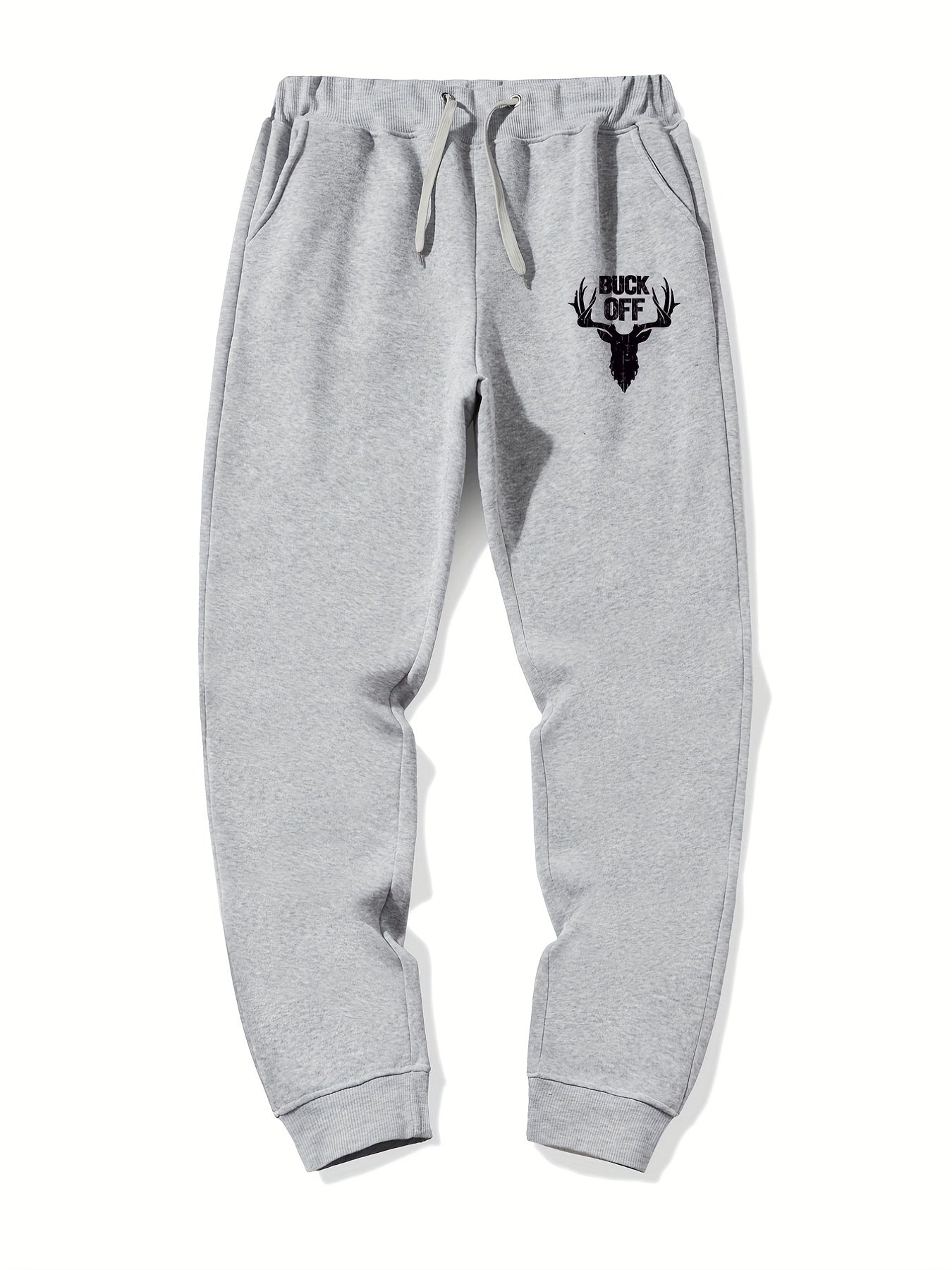 Men's Drawstring Sweatpants Pocket Casual Jogger Pants