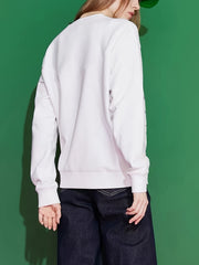Graphic Print Crew Neck Pullover Sweatshirt