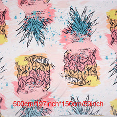 Digital Printed Satin Nightgown Slip Dress Fabric DIY Sewing Supplies
