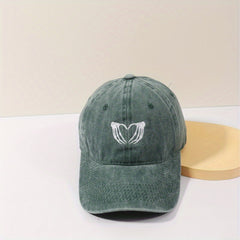 Skull Embroidered Baseball Cap