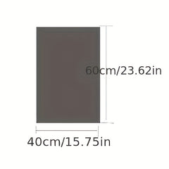 Checkered Floor Mat 59x40 Non-slip Minimalist Style Carpet