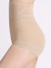 Mesh Stitching Shaping Panties Tummy Control Compression Panties