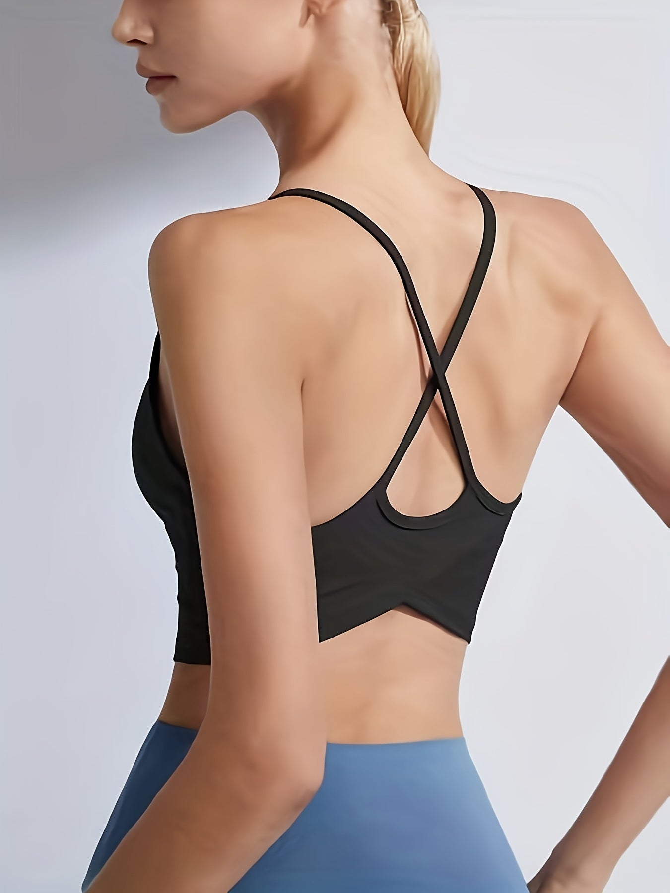 Back Cross Strap Sports Bra Quick-drying Fitness Bra