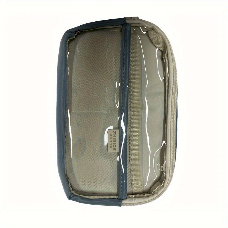 Transparent Pencil Case Stationery Box 2pcs Set
