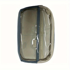 Transparent Pencil Case Stationery Box 2pcs Set