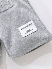 Boys Textured Creative Shorts for Summer